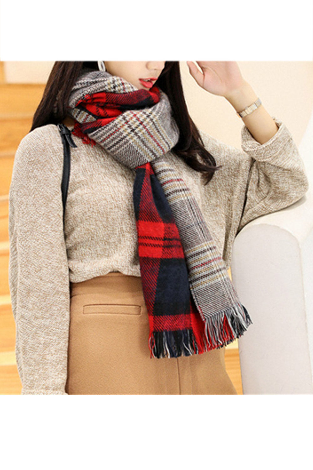 Women Lovely Winter Fashionable Casual Thick Muffler
