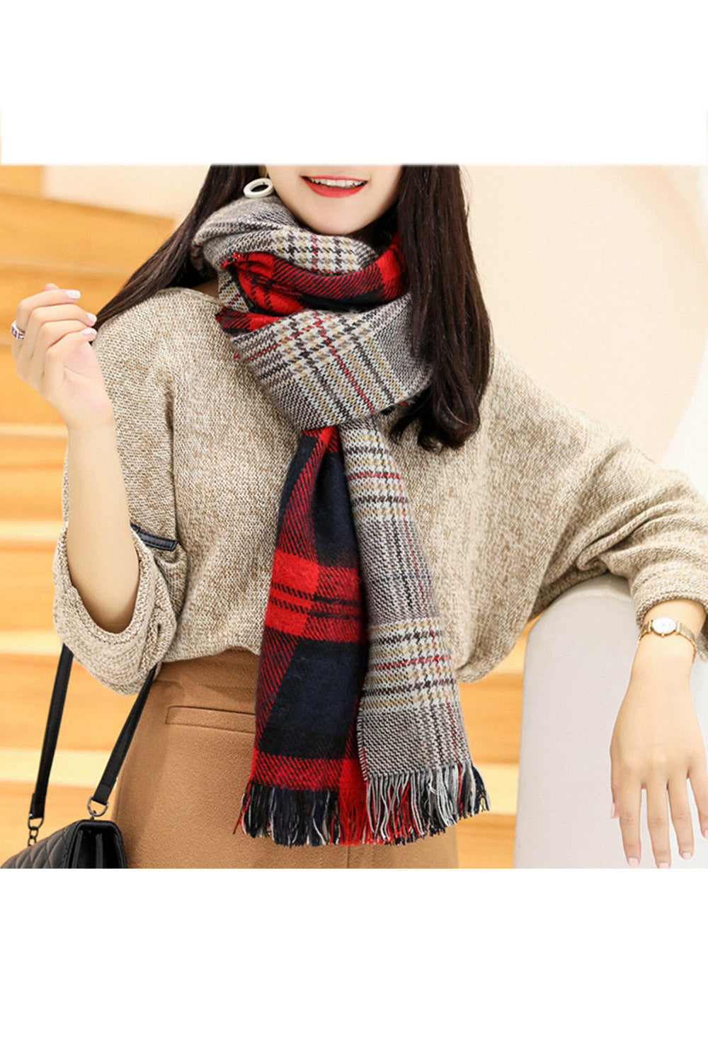 Women Lovely Winter Fashionable Casual Thick Muffler