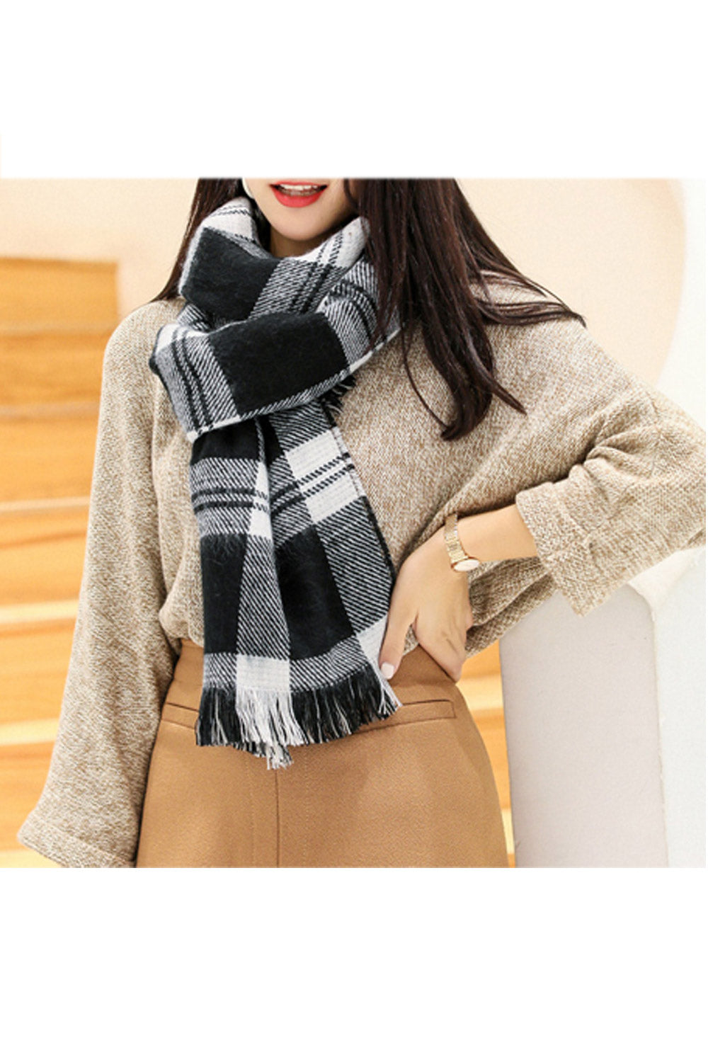 Women Lovely Winter Fashionable Casual Thick Muffler