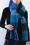 Women Comfortable Soft Tassel Hem Wonderful Muffler