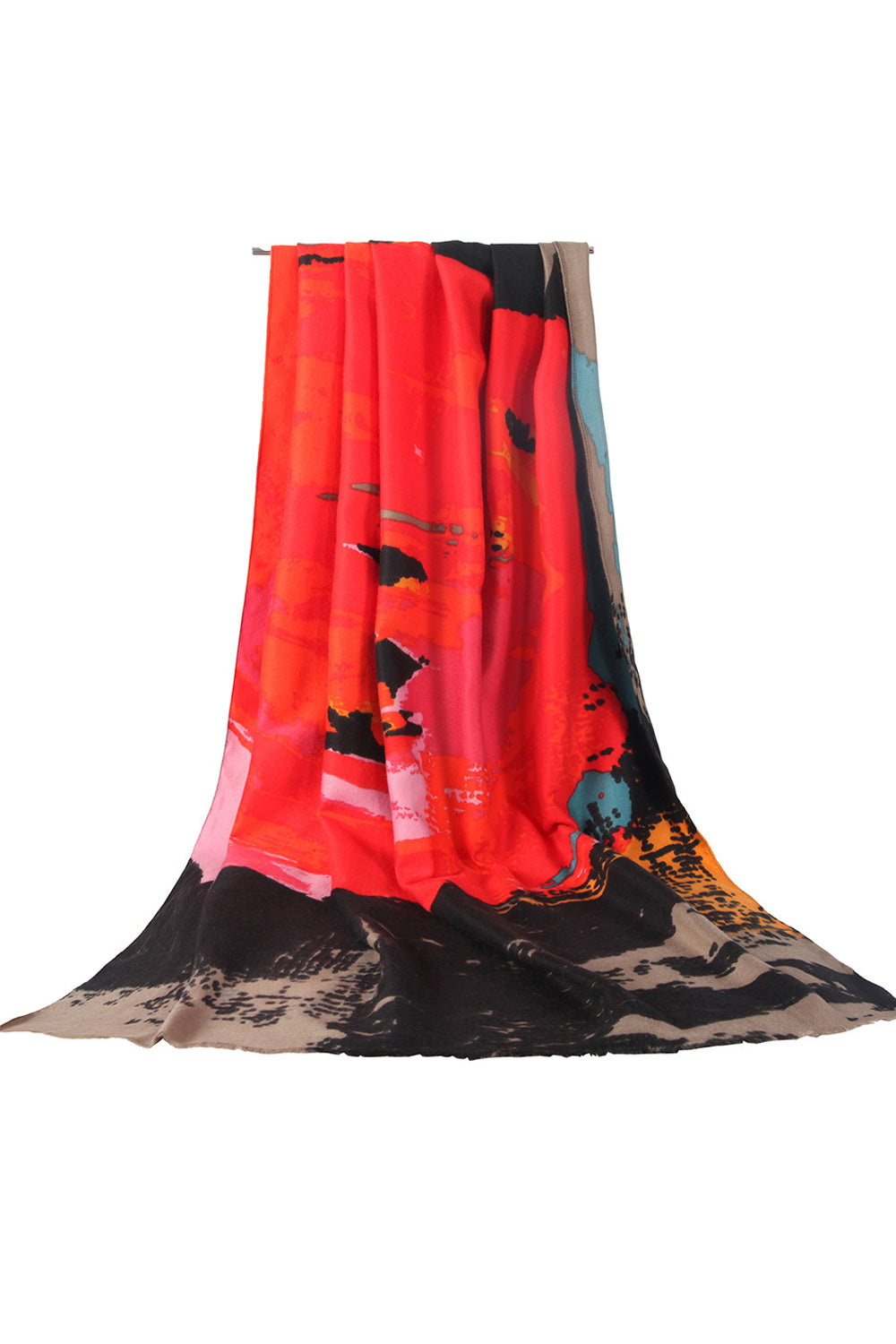 Women Beautiful Printed Pattern Long Comfortable Soft Muffler