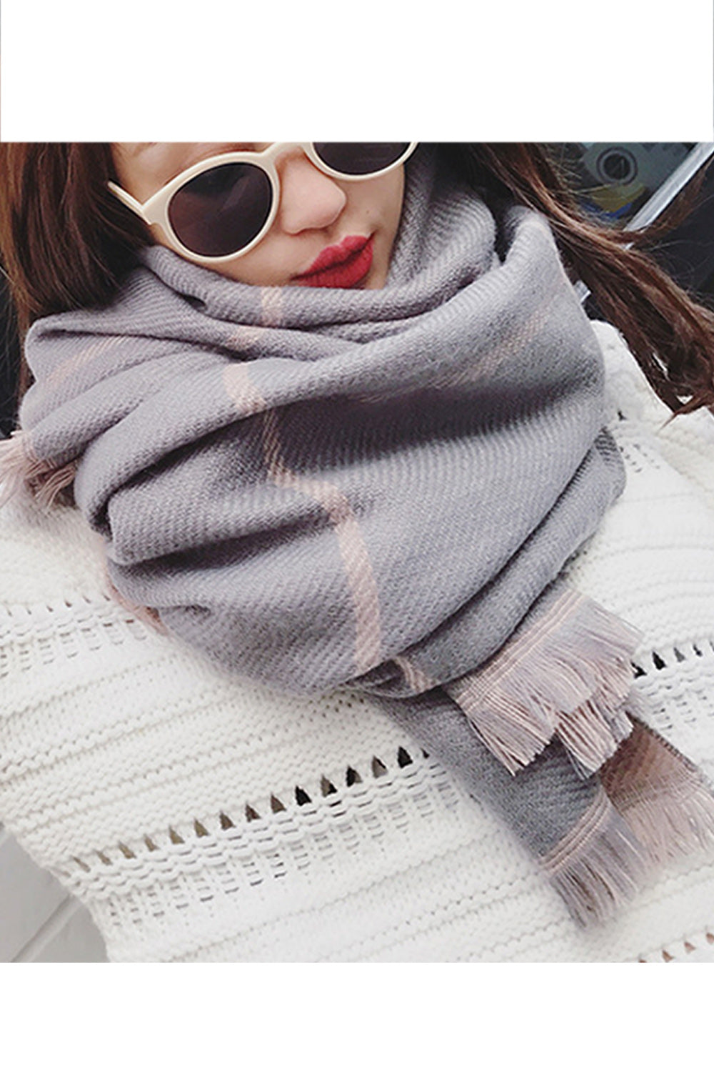Women Long Winter Season Warm Comfortable Muffler