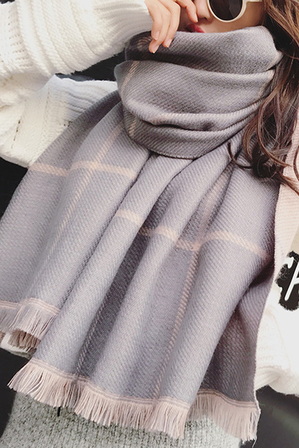 Women Long Winter Season Warm Comfortable Muffler