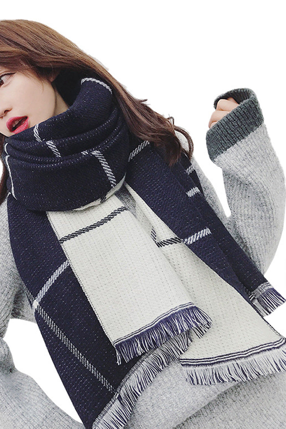 Women Long Winter Season Warm Comfortable Muffler