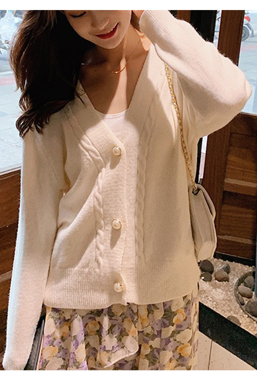 Women Comfortable Solid Colored Stylish Long Sleeve Cardigan