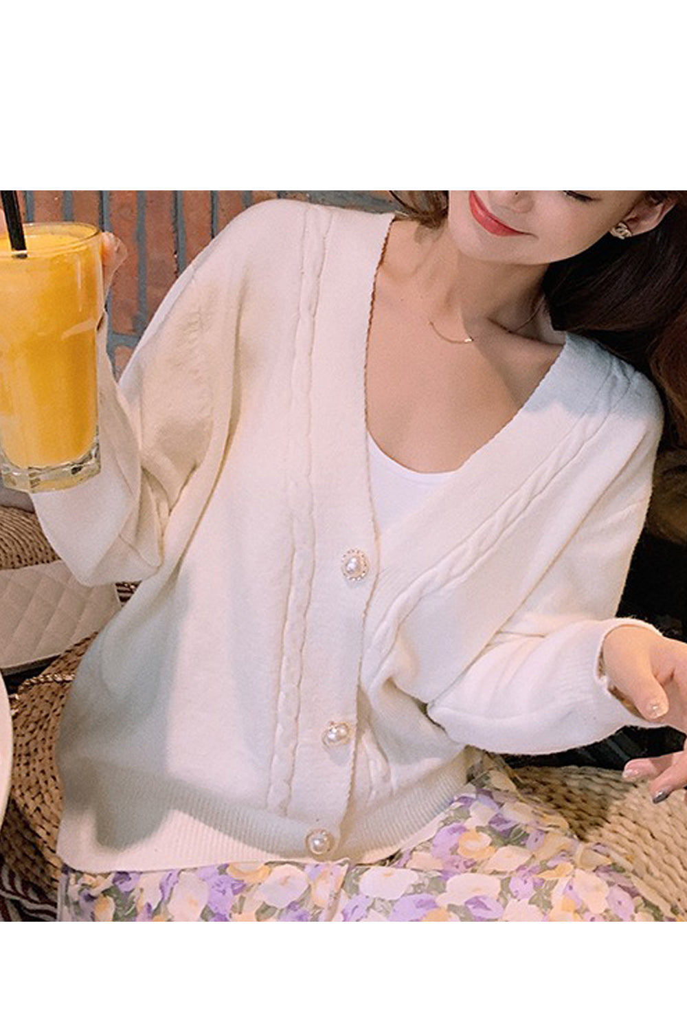 Women Comfortable Solid Colored Stylish Long Sleeve Cardigan