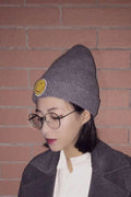 Women Solid Colored Winter Season Casual Windproof Thick Knitted Hat