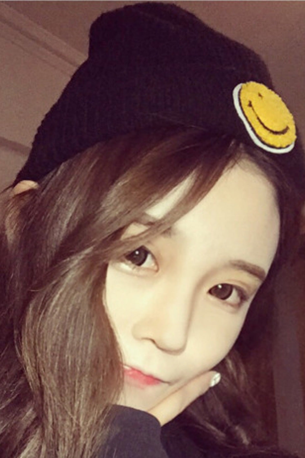 Women Solid Colored Winter Season Casual Windproof Thick Knitted Hat