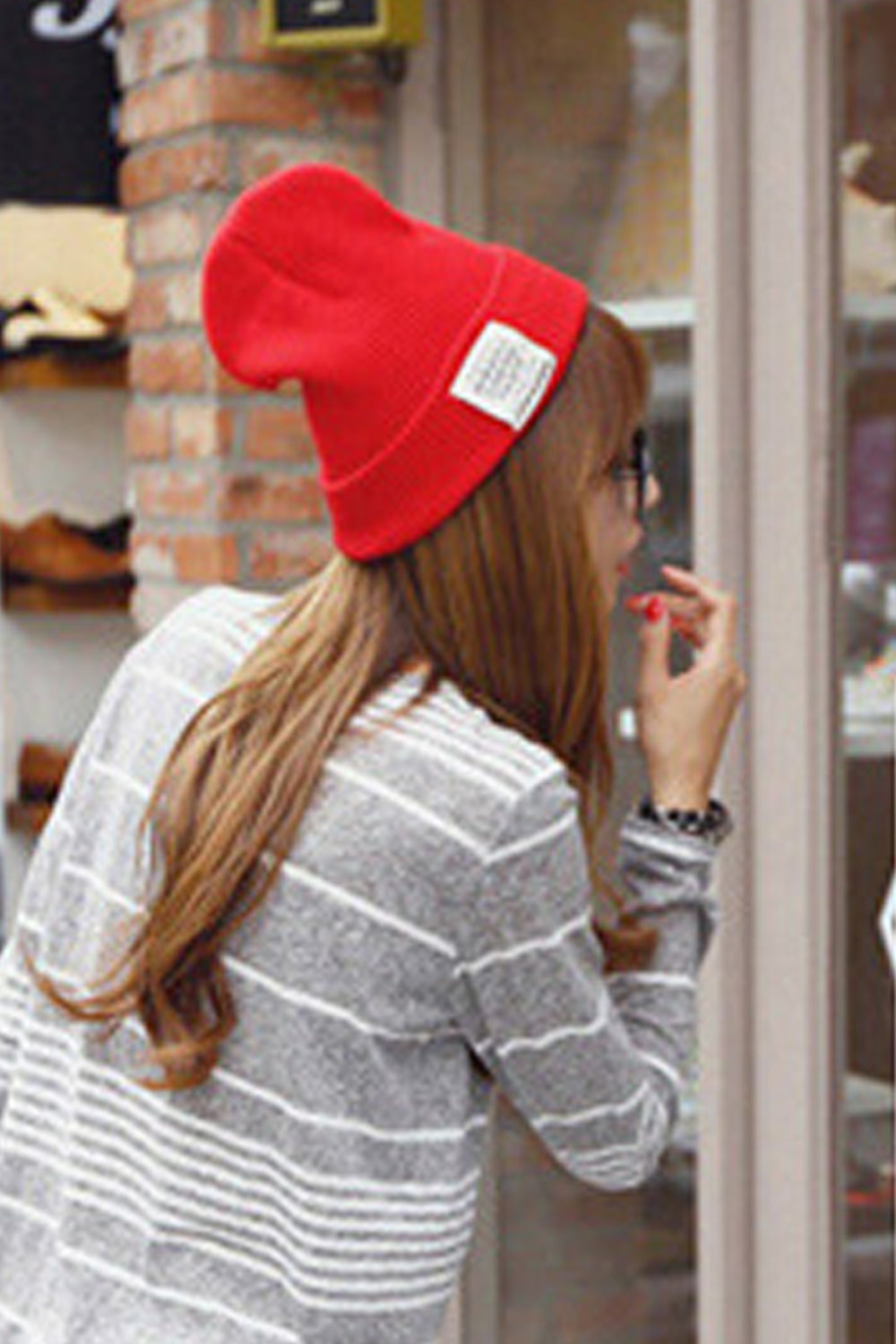 Women Winter & Autumn Season Warm Solid Colored Pretty Knitted Hat