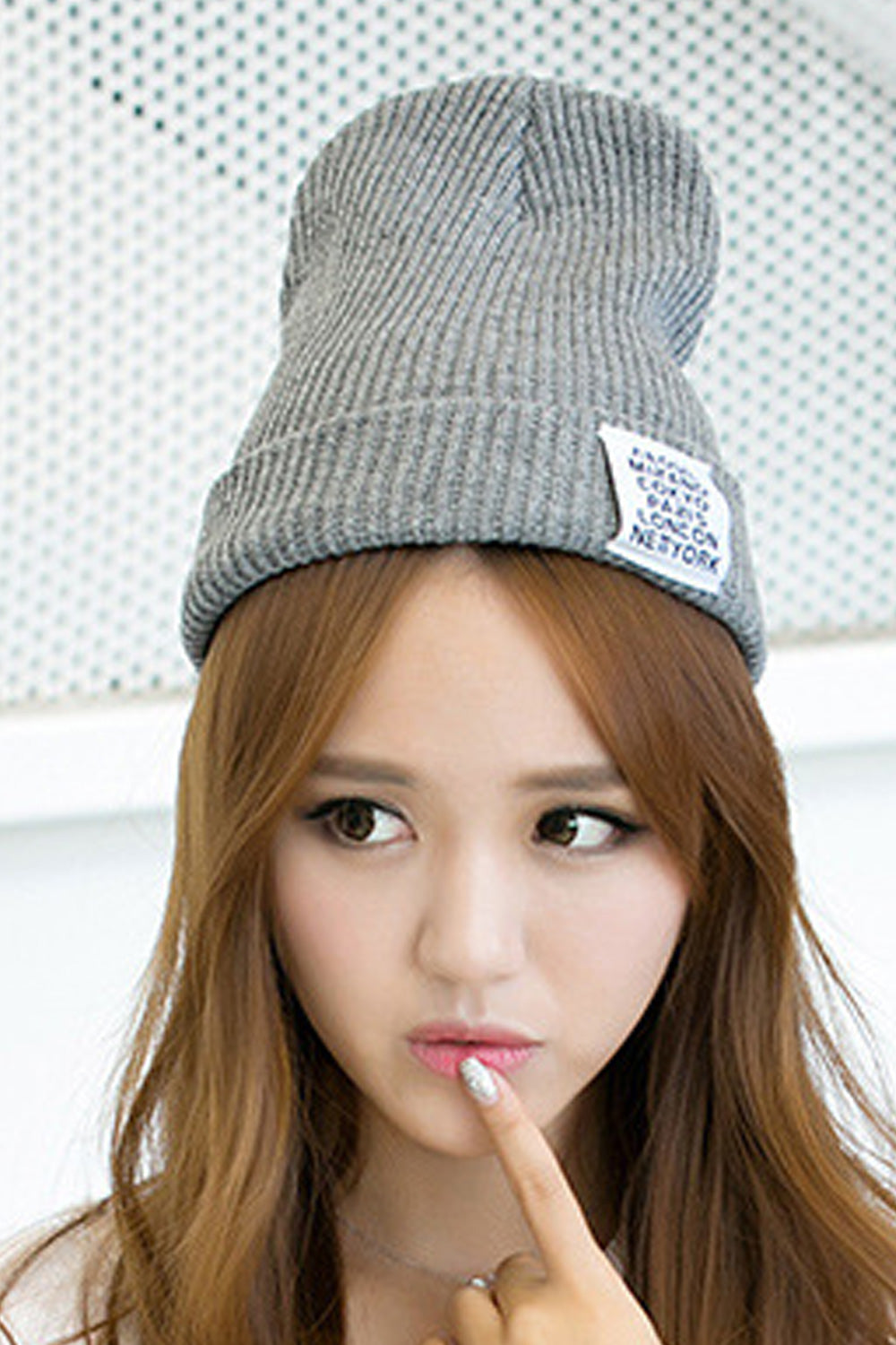 Women Winter & Autumn Season Warm Solid Colored Pretty Knitted Hat