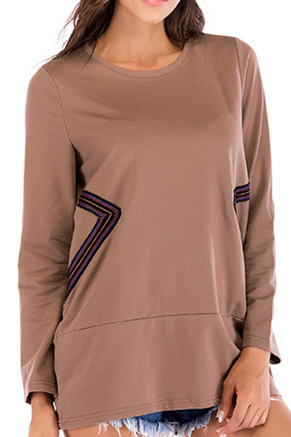 Women Loose Styled Round Neck Breathable Winter Soft Sweatshirt