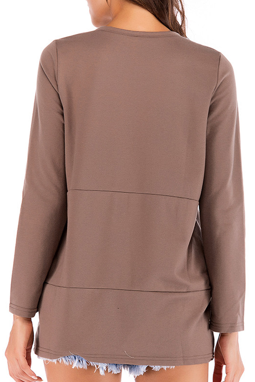 Women Loose Styled Round Neck Breathable Winter Soft Sweatshirt