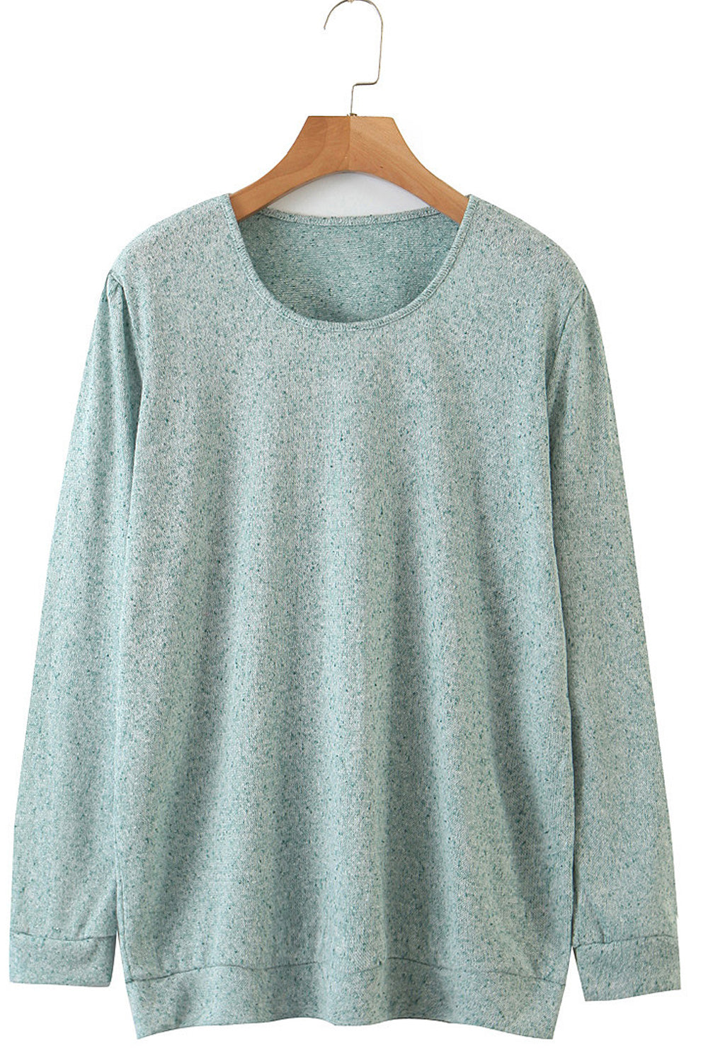 Women Comfy Round Neck Magnificent Solid Pattern Sweatshirt