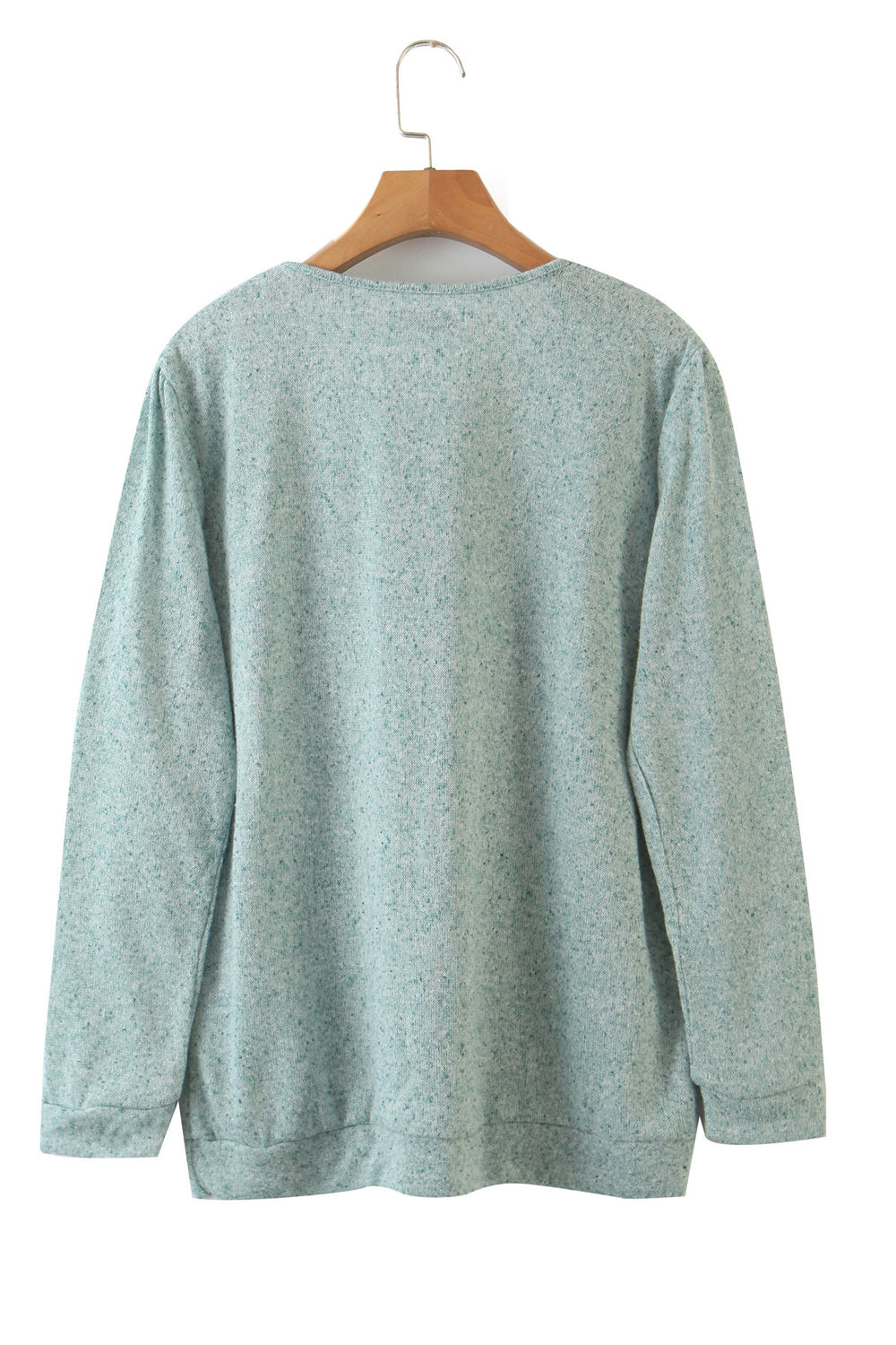Women Comfy Round Neck Magnificent Solid Pattern Sweatshirt
