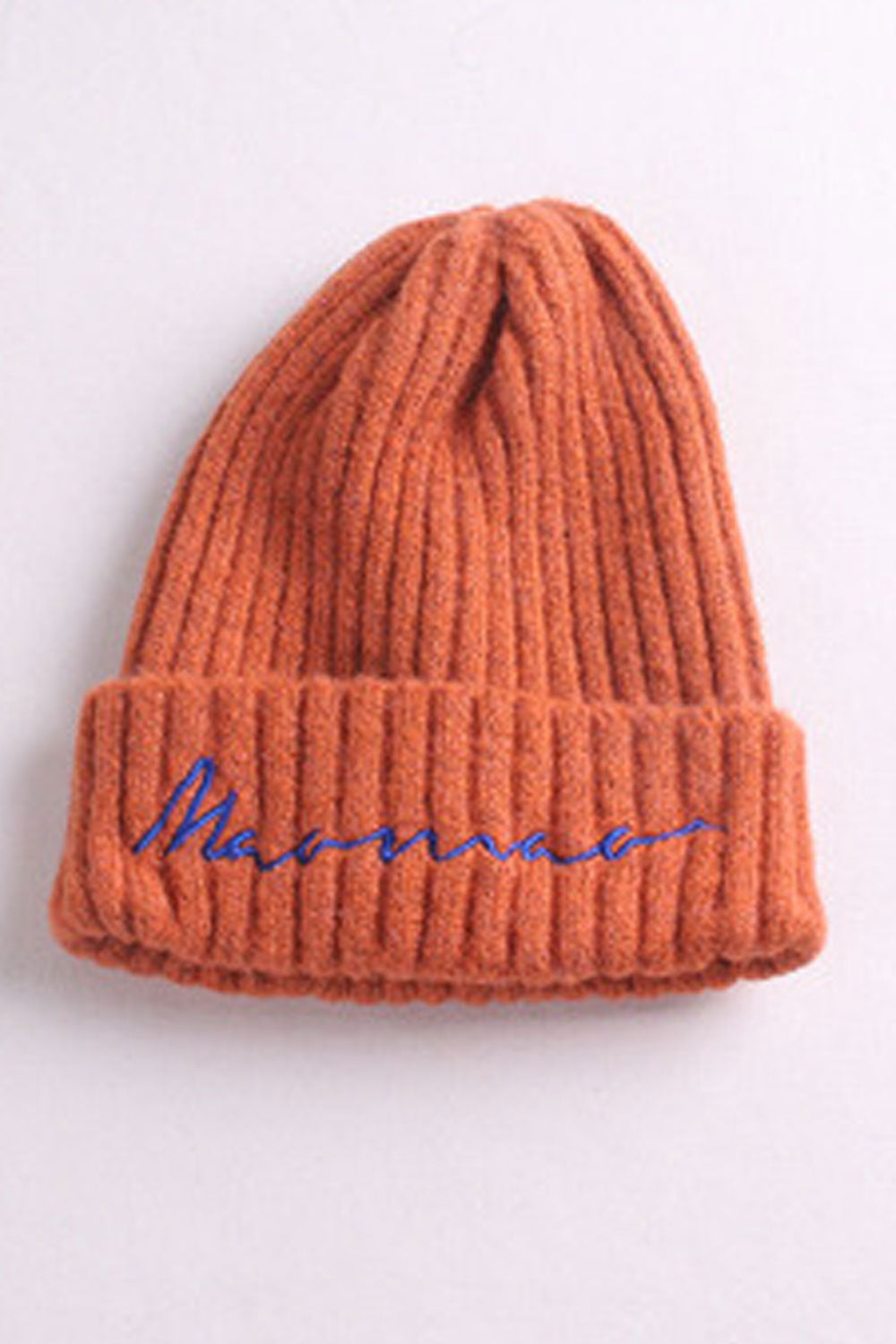 Pack of 2 - Kids Girls Letter Pattern Solid Colored Cozy Pretty Soft Winter Hat - Any 2 Available Colors