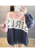 Women Letter Embroidered Cozy Winter Amazing Sweatshirt