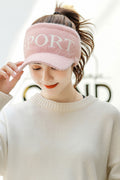 Women Elegant Letter Printed Stylish Ear Protection Beret HatWomen Elegant Letter Printed Stylish Ear Protection Beret Hat