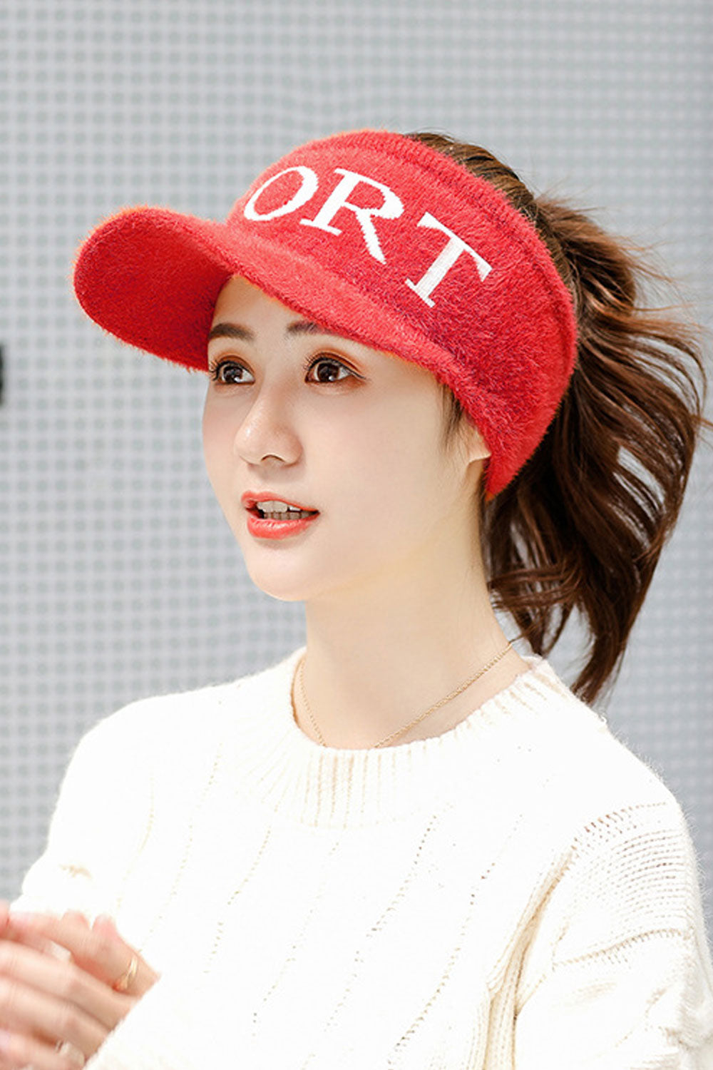 Women Elegant Letter Printed Stylish Ear Protection Beret HatWomen Elegant Letter Printed Stylish Ear Protection Beret Hat