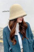 Women Charming Bucket Style Solid Colored Beret Hat