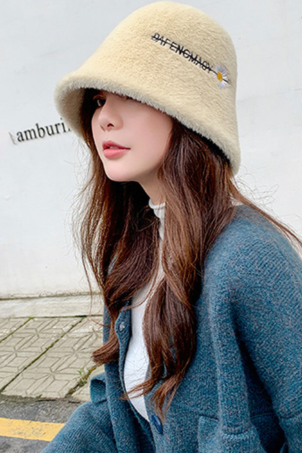 Women Charming Bucket Style Solid Colored Beret Hat