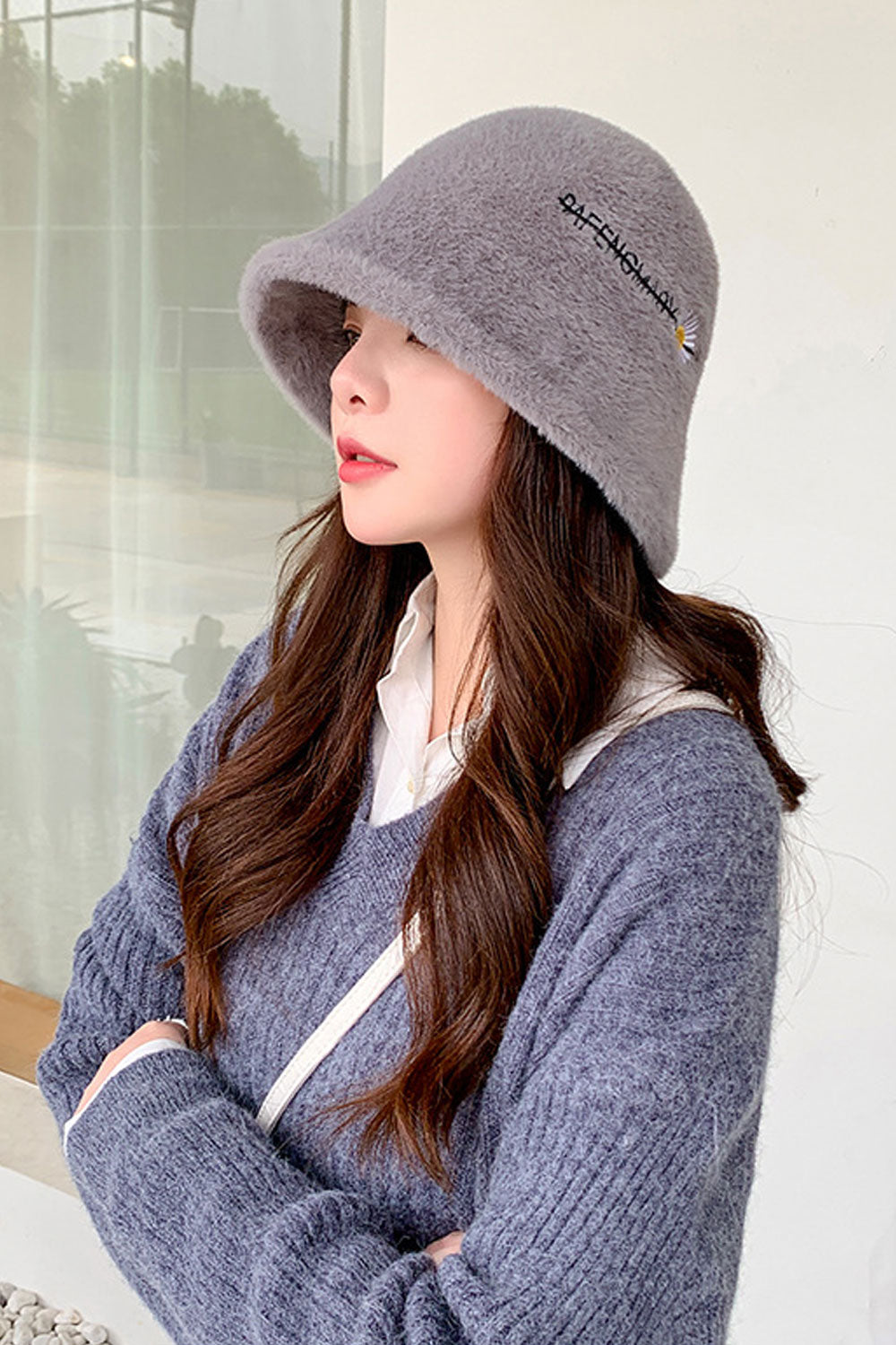 Women Charming Bucket Style Solid Colored Beret Hat