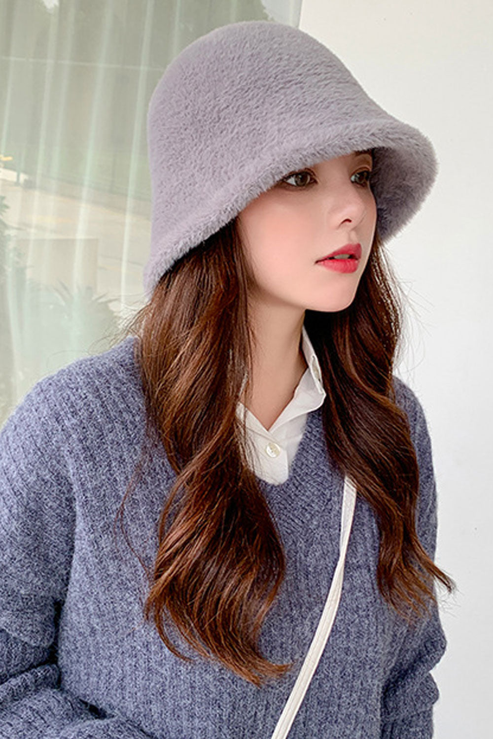Women Charming Bucket Style Solid Colored Beret Hat