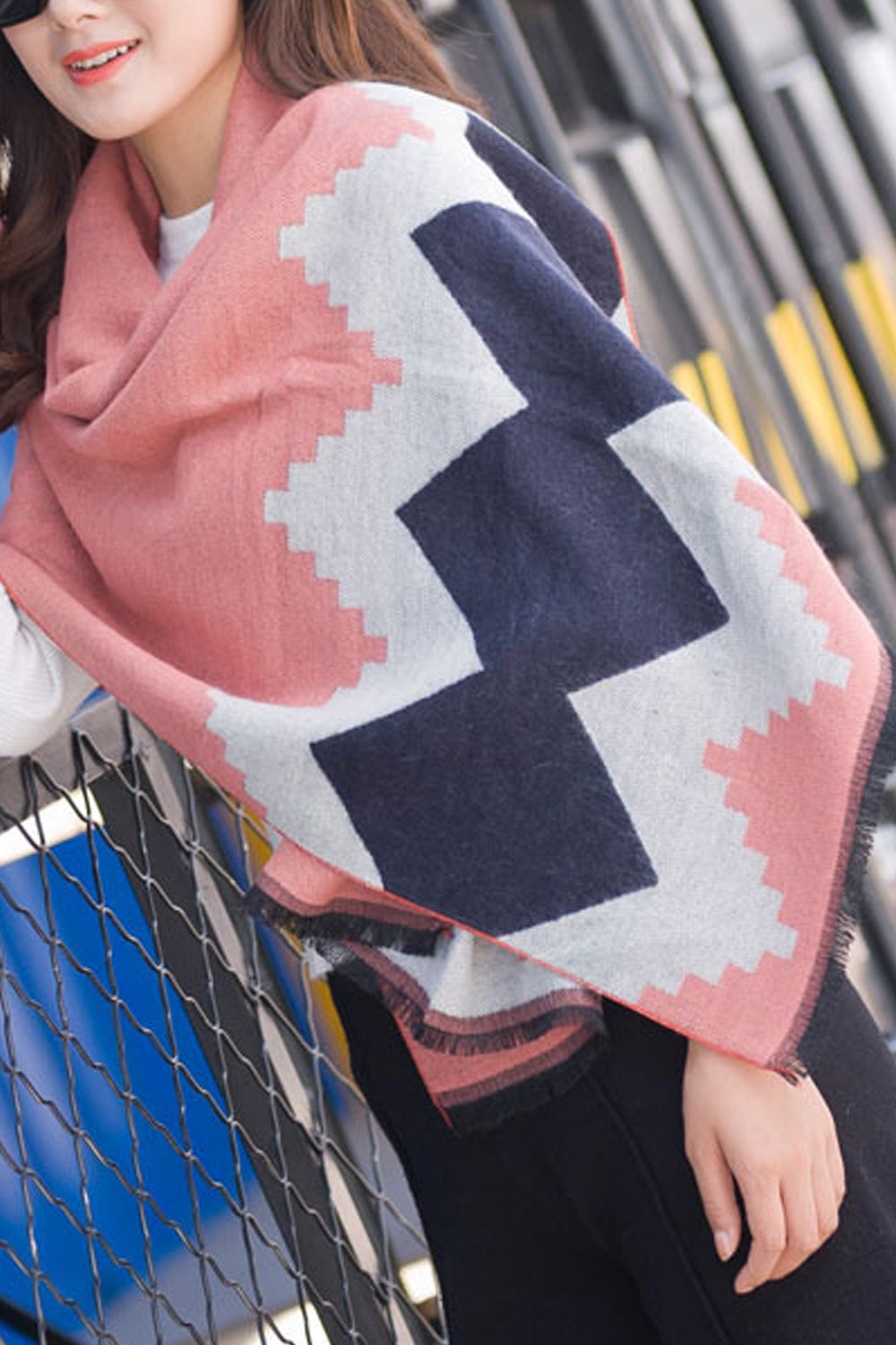 Women Trendy Printed Pattern Convenient Breathable Muffler