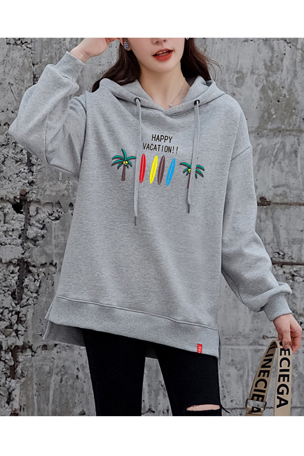 Women Classy Printed Pattern Long Sleeve Breathable Hoodie