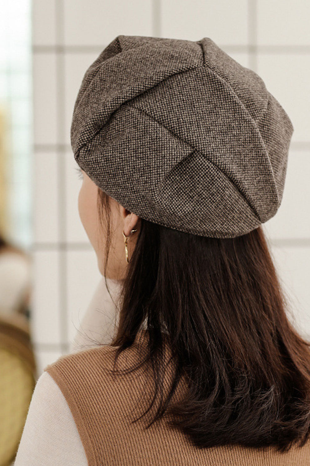 Women Lightweight Warm Solid Colored Comfortable Beret Hat