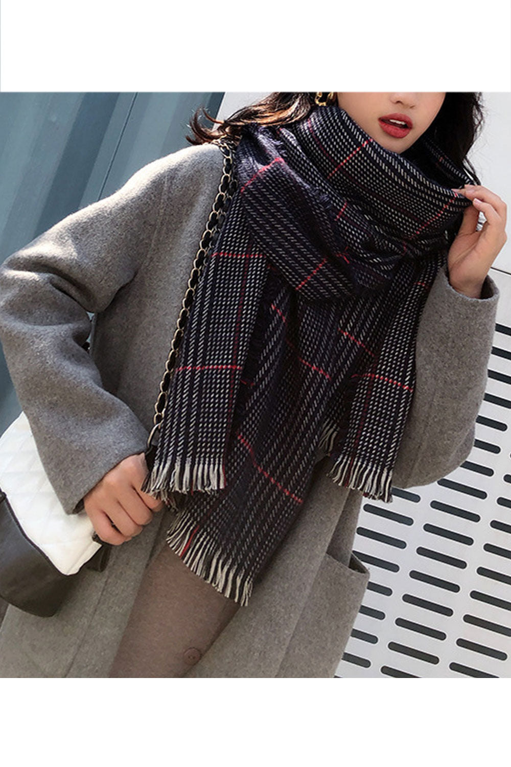 Women Winter Thick Beautiful Wind Breaker Outdoor Casual Muffler
