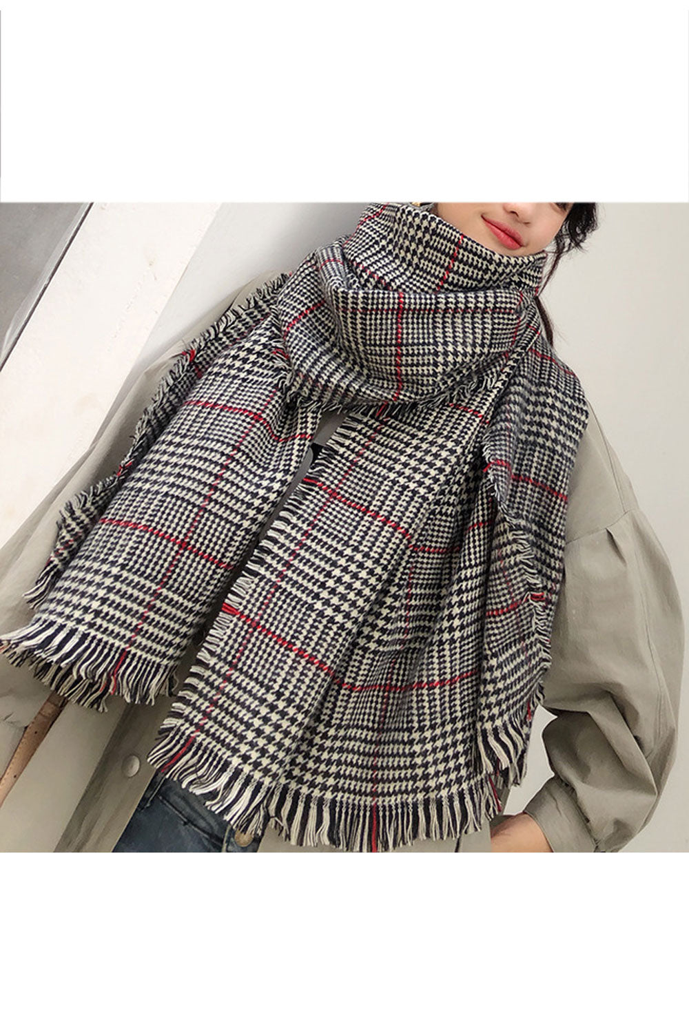 Women Winter Thick Beautiful Wind Breaker Outdoor Casual Muffler