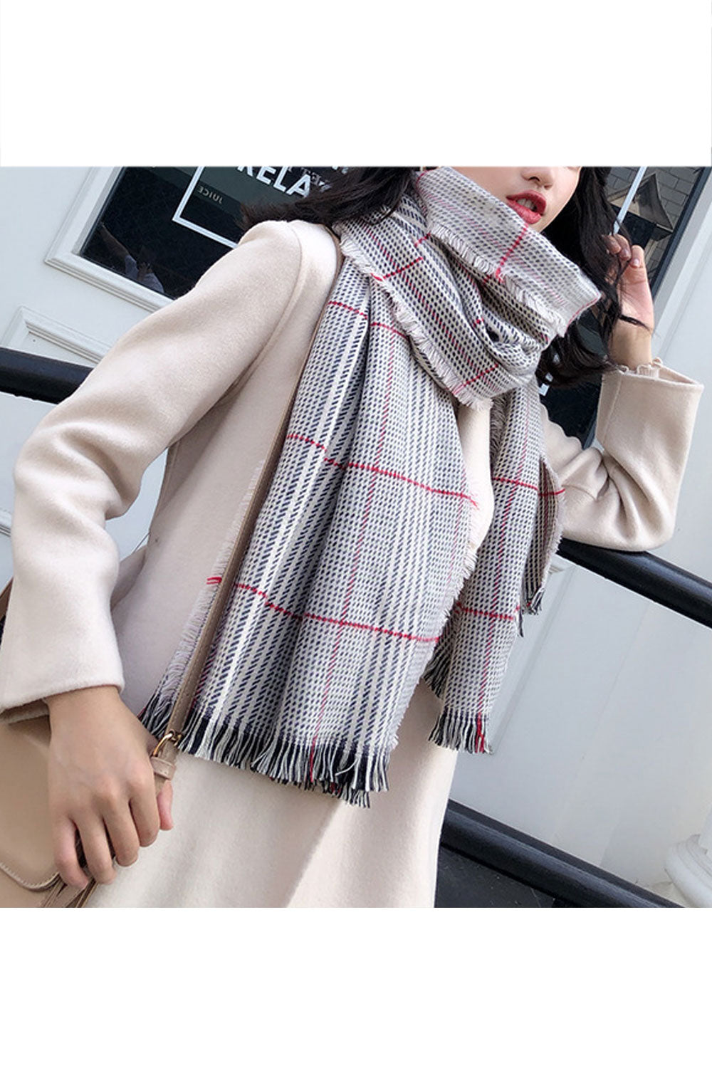 Women Winter Thick Beautiful Wind Breaker Outdoor Casual Muffler