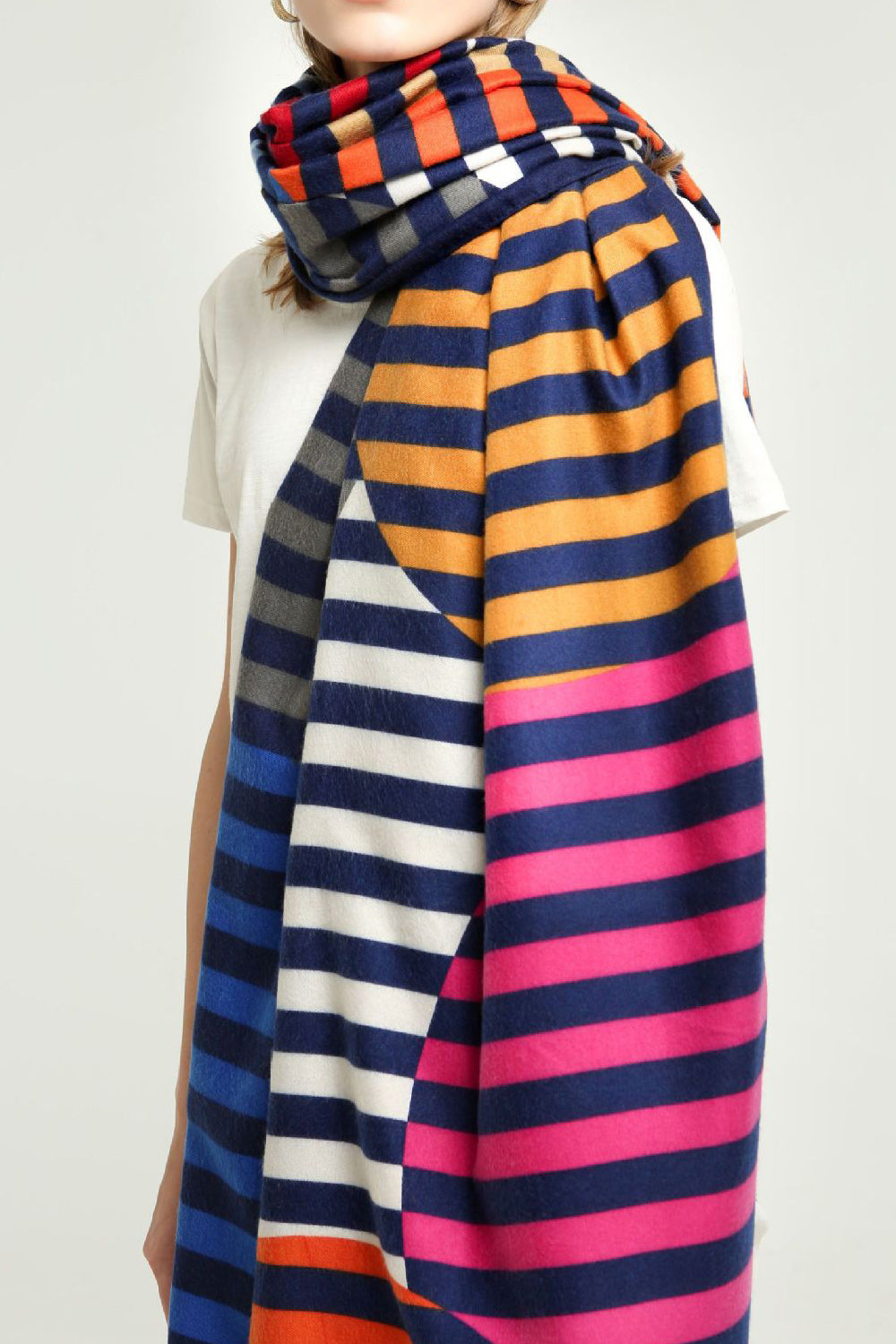 Women Casual Winter Soft Warm Printed Pattern Muffler