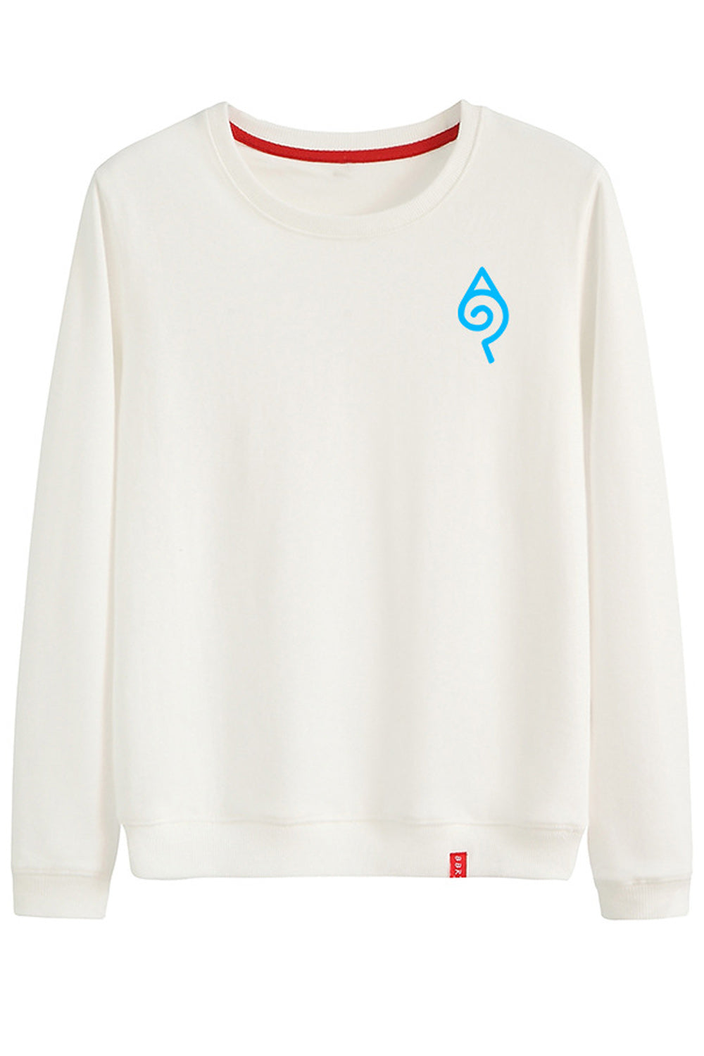 Women Simple Solid Colored Round Neck Loose Style Sweatshirt