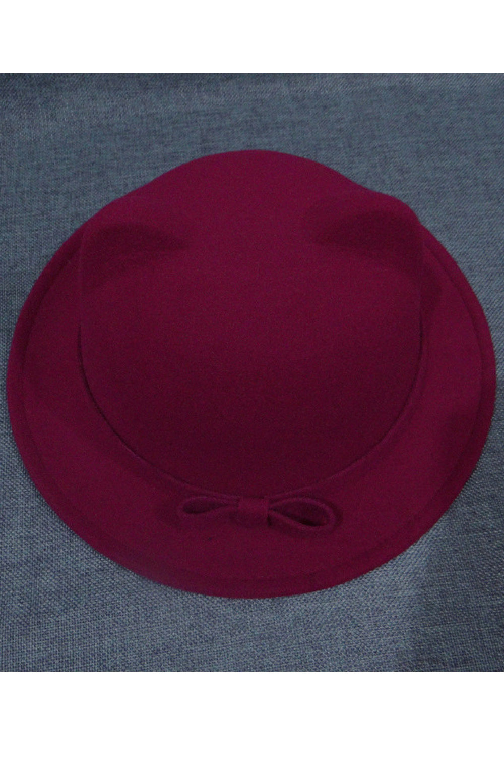 Women Dome Style Casual Winter Solid Pattern Ear Protection Beret Hat