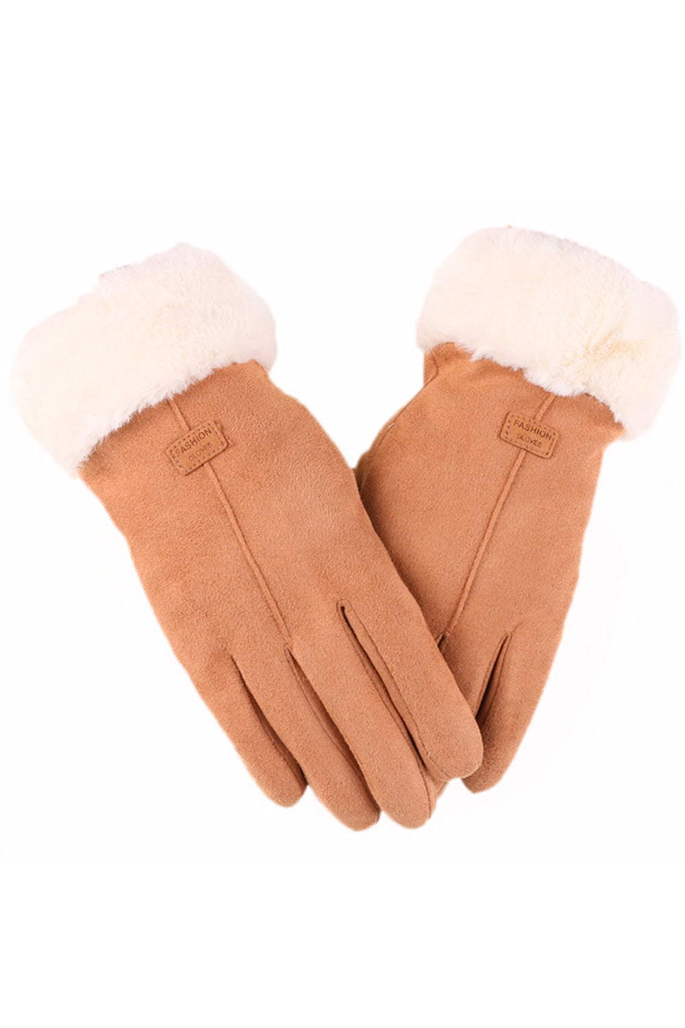 Women Winter Wind Breaker Solid Colored Soft Pretty Suede Gloves