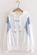 Women Elasticated Hem & Cuff Long Sleeve Cozy Casual Hoodie