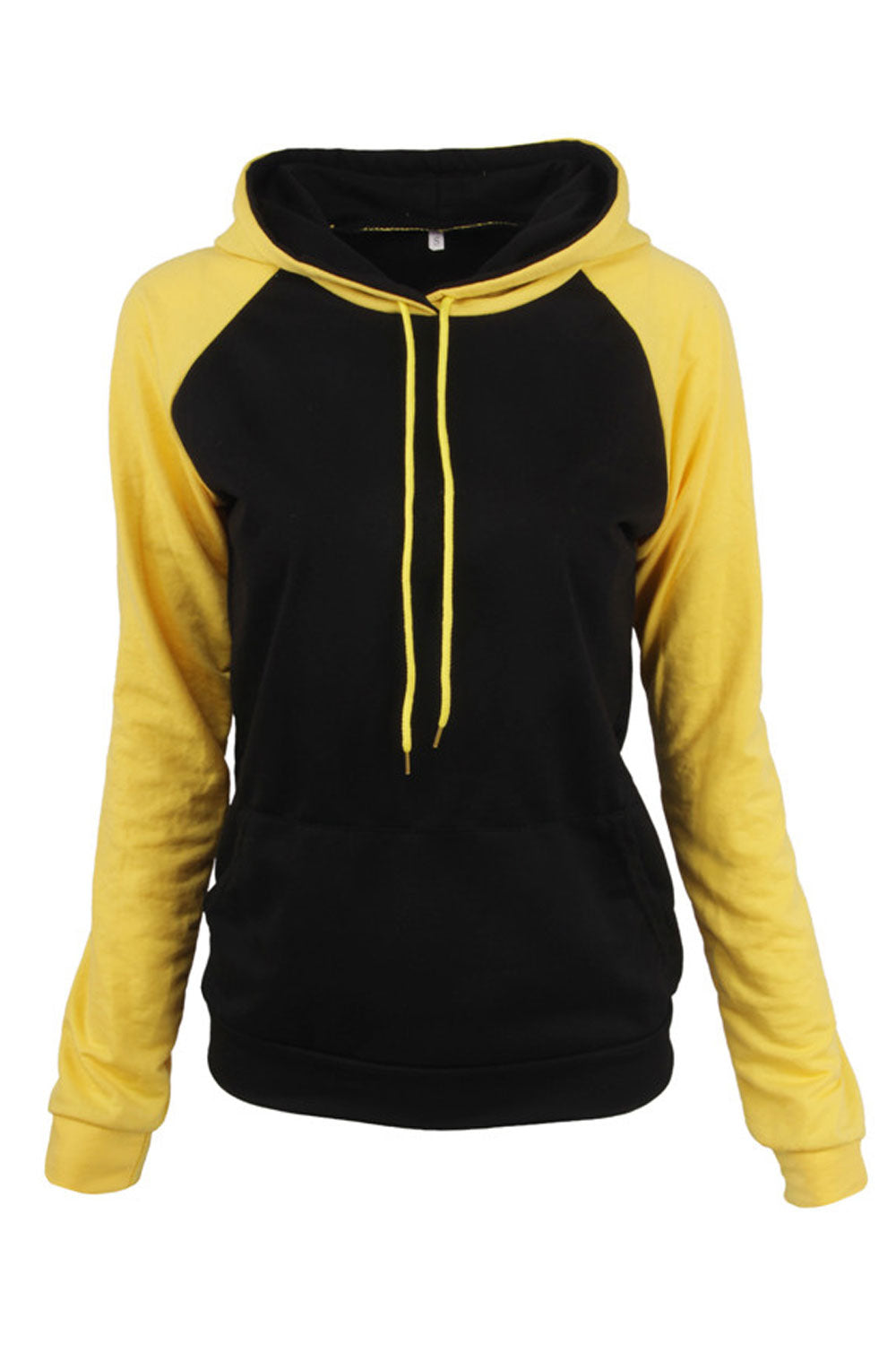 Women Ribbed Cuff Convenient Long Sleeve Thick Hoodie