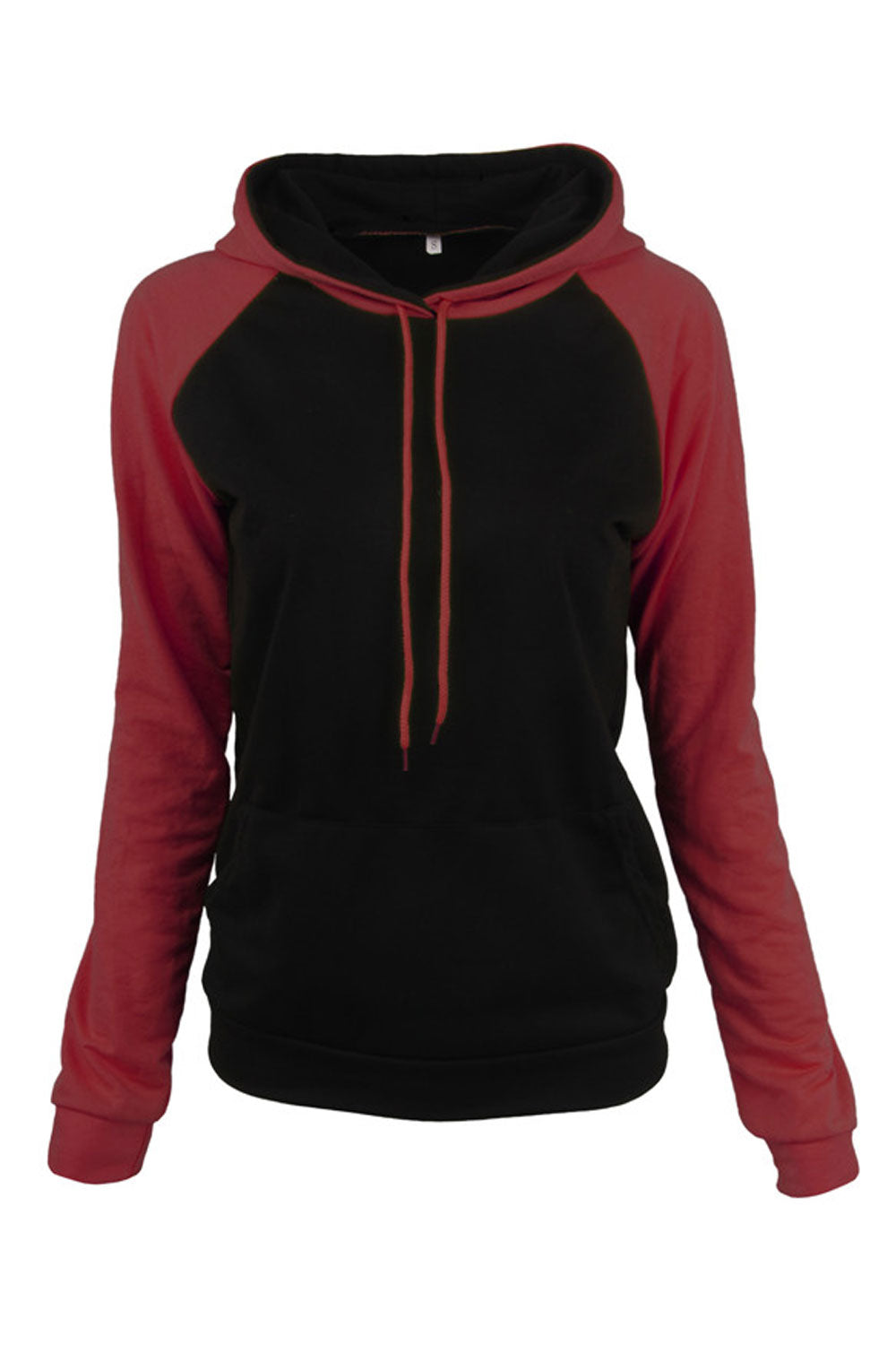 Women Ribbed Cuff Convenient Long Sleeve Thick Hoodie