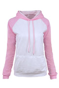 Women Ribbed Cuff Convenient Long Sleeve Thick Hoodie