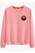 Women Convenient Round Neck Comfortable Long Sleeve Sweatshirt