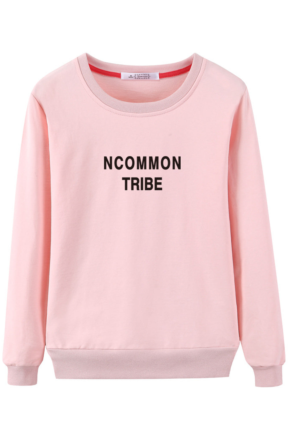 Women Comfy Ribbed Cuff & Hem Solid Colored Stylish Sweatshirt