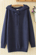 Women Elegant Solid Pattern Cozy Windproof Hoodie