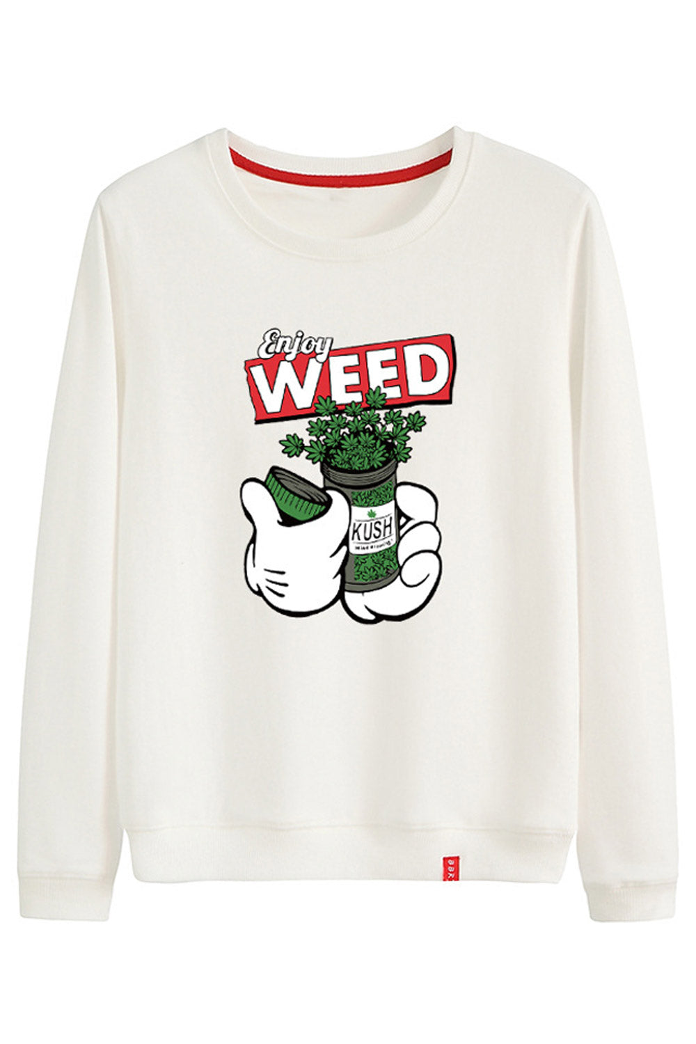 Women Decent Styled Long Sleeve Sweatshirt