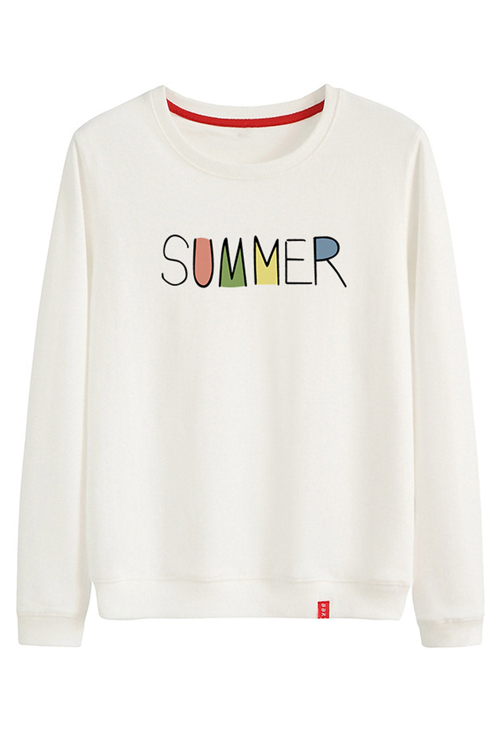 Women Letter Pattern Fascinating Long Sleeve Sweatshirt