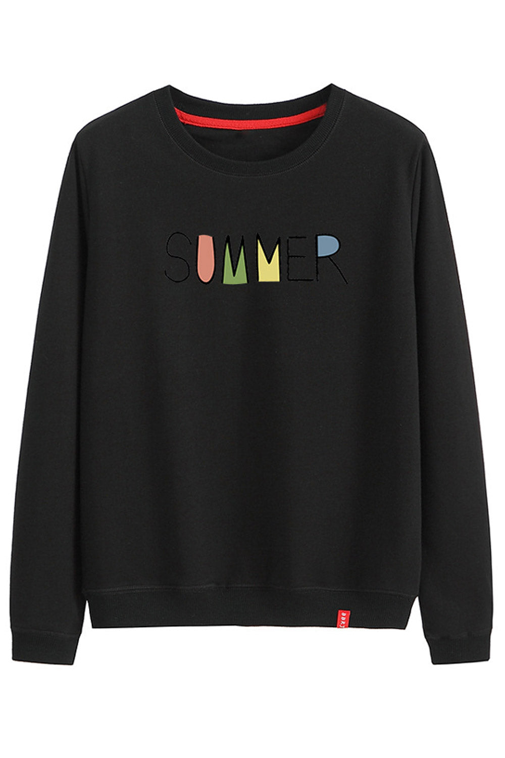 Women Letter Pattern Fascinating Long Sleeve Sweatshirt