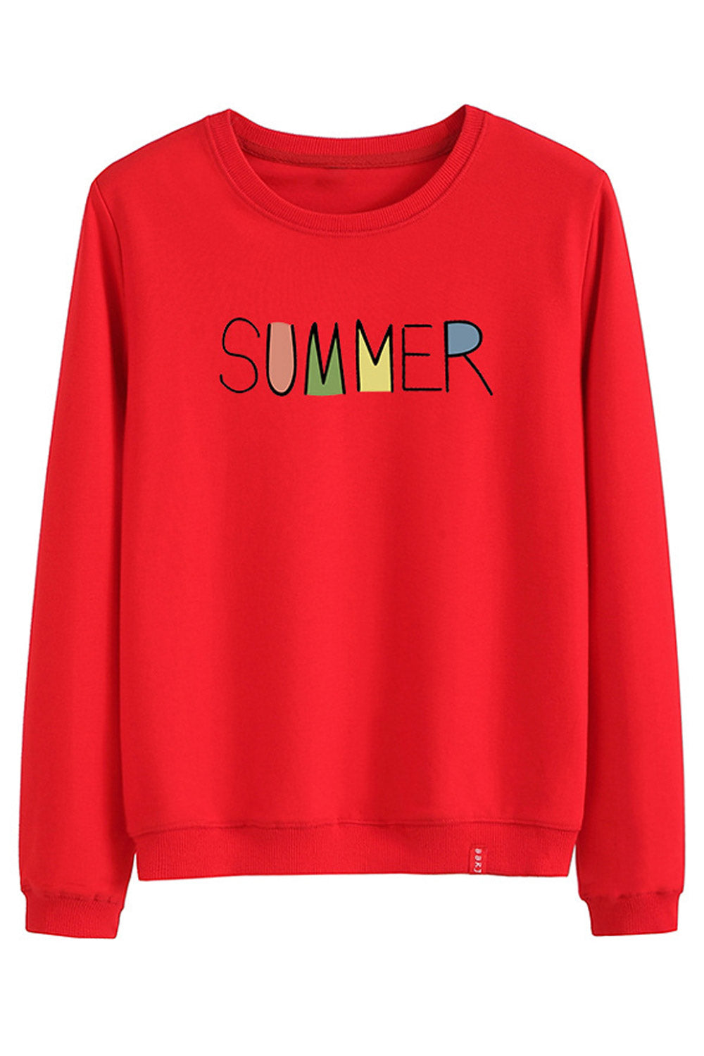 Women Letter Pattern Fascinating Long Sleeve Sweatshirt