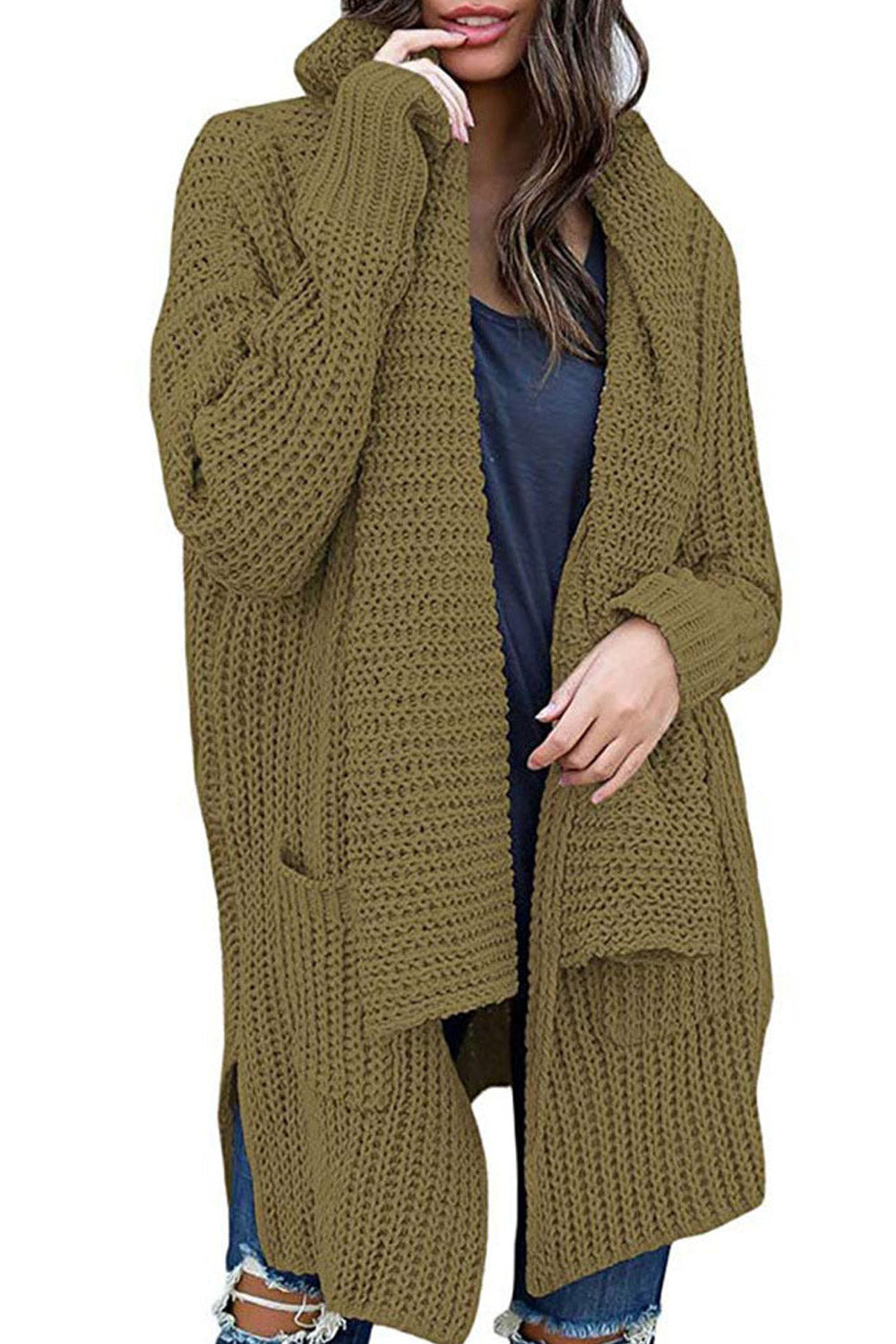 Women Winter Long Sleeve Loose Cardigan