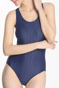 Women Slim Fit Comfortable Round Neck Sleeveless One Piece Stylish Swimwear