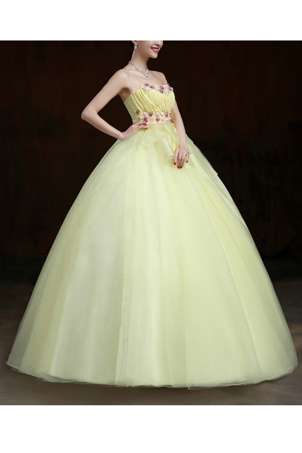 Women Elegant Solid Pattern Beautiful Off-Shoulder Easy Wedding Dress